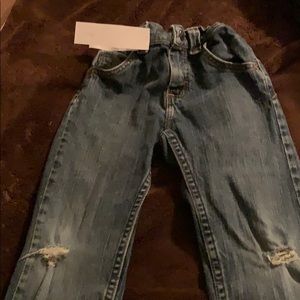 Boys size 5 torn jeans